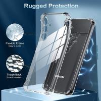 Funda transparente de silicona suave a prueba de golpes para Samsung Galaxy S24 S23 FE Plus Ultra A55 A35 A25 A15 A54 A34 A24 A14 contraportada - details 1