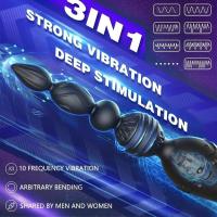 APP Control Butt Anal Plug Vibrator Wireless Remote Prostate Stimulator Massager Penis Cock Ring Delay Ejaculation Sex Toys Men - details 2