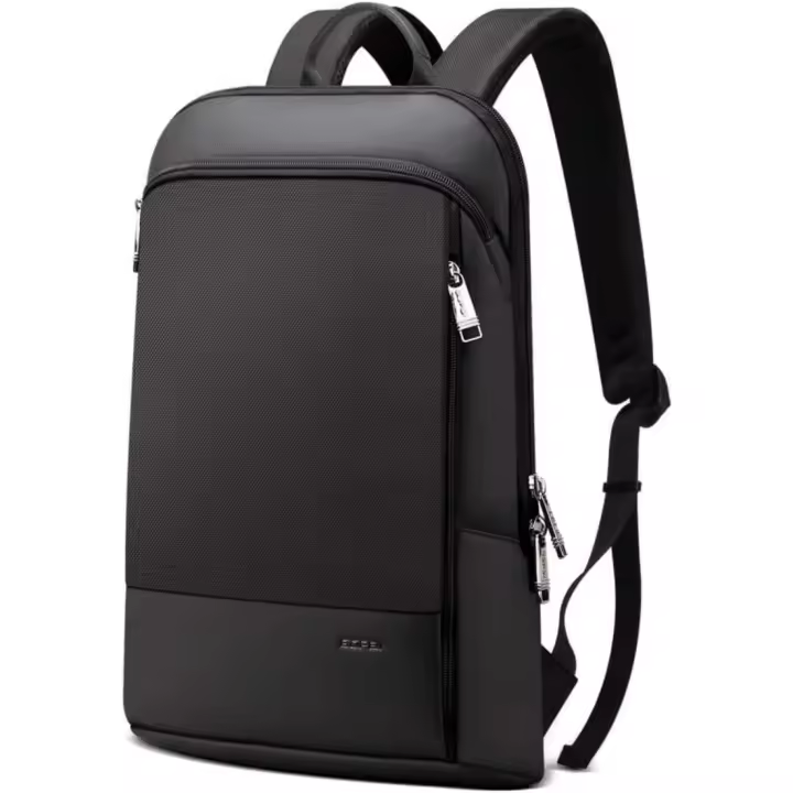 Mochila Pase de Hombres y Mujeres Impermeable Mochila para Portátil Ligera Súper Delgada de 15 Pulgadas Hombres Mochila Antirrobo Ultraligera Mochila de Daypacks Negocios, Negro - 1