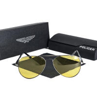 2025 POLICER Gafas de Sol Pilot para Hombre UV400 Polarizadas, Regalo Familiar para Viajes y Piscina, Diseño Retro Italiano 191 - details 5