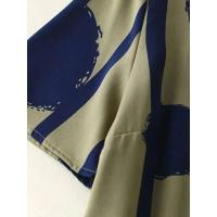 Ropa holgada de verano para mujer, vestidos bohemios, nuevo jersey de manga corta con estampado de cadena y cuello redondo a la moda para noche - details 9