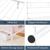 Cama Individual Hierro Cama Metálica para colchón de 90 x 190cm Cama Industrial Estructura Metal - details 19
