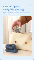 Mini ventilador de escritorio con pantalla digital - Ventilador portátil con carga USB para el hogar, la oficina, los viajes - Ventilador personal de viento fuerte con 10 configuraciones de velocidad - details 7