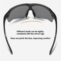 Gafas de sol polarizadas UV400 para ciclismo, lentes HD a prueba de viento, resistentes a los rayos UV, gafas de ciclismo cómodas y ligeras para deportes al aire libre - details 13