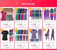 Ropa de trabajo de belleza para mujer, uniforme de enfermeras médicas, conjunto de bata quirúrgica, pantalones superiores de Spa, ropa de cuidador clínico, uniformes de enfermería, traje para correr - details 0