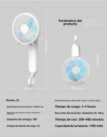 Mini Nuevo Ventilador De Circulación De Aire Oficina En Casa Ventilador De Sobremesa Portátil Dormitorio Ventilador De Pie - details 4
