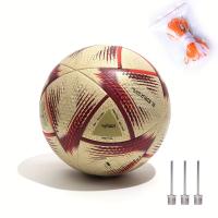 Balón De Fútbol De Tamaño 5, Balón Profesional Para Entrenamiento Y Competición, Con Aguja Y Balón rojo - details 1