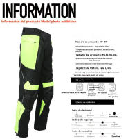 Pantalon moto hombre mujer trail rally resistente viento 4 estaciones MX Carreras - details 0