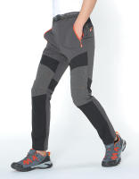 Pantalones de secado rápido delgados para senderismo impermeables para hombre, Softshell de montaña con cinturón - details 6