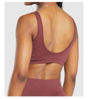 Sujetador deportivo sin costuras para mujer, ropa interior de licra, elástica, transpirable, mejora el pecho, para el día a día, novedad - details 13