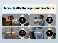 Karchilor Reloj Inteligente Bluetooth Resistente al Agua para Hombres y Mujeres, Llamadas, Deportes, Monitor de Salud, Compatible con Android e iOS - details 7