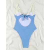 Traje de baño de una pieza, Bikini para mujer, nuevo estilo, traje de baño empalmado, diseño integrado, traje de baño cómodo y elegante - details 21