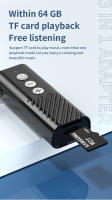 Adaptador inalámbrico 3 en 1, receptor y transmisor compatible con tarjeta SD con enchufe de Metal AUX de 3,5 MM para auriculares de TV, Bluetooth 5,3, Kit de coche - details 8