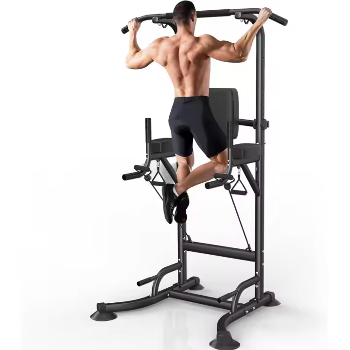 Barra de Dominadas para Gimnasio en casa, Gimnasio de Entrenamiento Multifuncional Fitness, Power Tower de Pull-up, 150 kg de peso del usuario - 1
