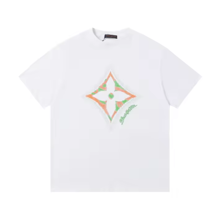 Camiseta de Verano 2025 para Hombres Manga Corta, Estampado Directo, Moda Deportiva Casual - 1