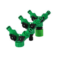 Divisor de agua en forma de Y para riego de jardín, válvula de agua de 2 vías con rosca hembra de 1/2 "Y 3/4", interruptor controlador de agua - details 5