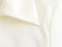 TRAFZA-camisa de satén con lazo adornado para mujer, blusa de seda con textura, informal, ajustada, de manga larga, con cuello vuelto, 2024 - details 19