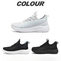 Zapatillas de moda para hombre Zapatillas de malla transpirables Zapatos para correr huecos para hombre - details 4