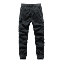 Pantalones Cargo de Moda para Hombres CHAIFENKO Color Sólido, Múltiples Bolsillos, Fuerza Elástica, Movimiento - details 2
