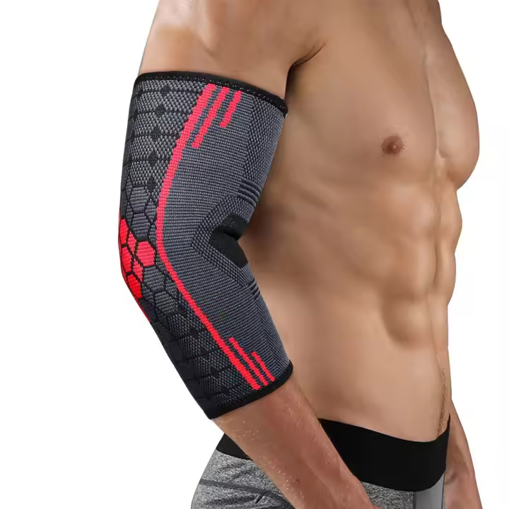 Coderas transpirables, soporte para brazo, equipo protector, coderas deportivas, béisbol, Softball, entrenamientos de levantamiento de pesas - 1