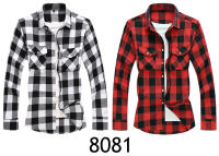 Camisa de manga larga a cuadros a rayas para hombre, camisas clásicas de oficina de un solo pecho, Camisa informal a la moda de otoño, 7XL - details 1