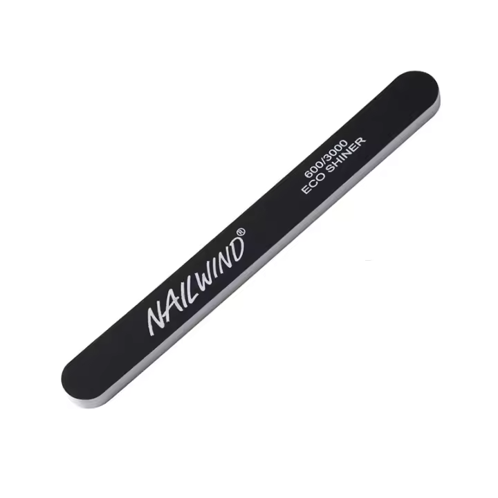 NAILWIND-limas de uñas de doble cara, bloque de lijado de papel de lija, herramientas de pulido de manicura y pedicura, recortador 600/3000 - 1
