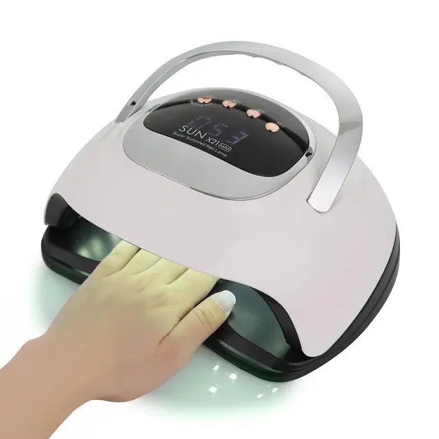 Lámpara UV LED Profesional SUN X21 MAX 72 Secador de Esmalte Gel con Temporizador y Sensor Automático Herramienta de Arte de Uñas de Belleza - 1
