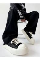 Zapatos Minimalistas de Comodidad Plataforma de Cuero con Aroma a Leche - details 0