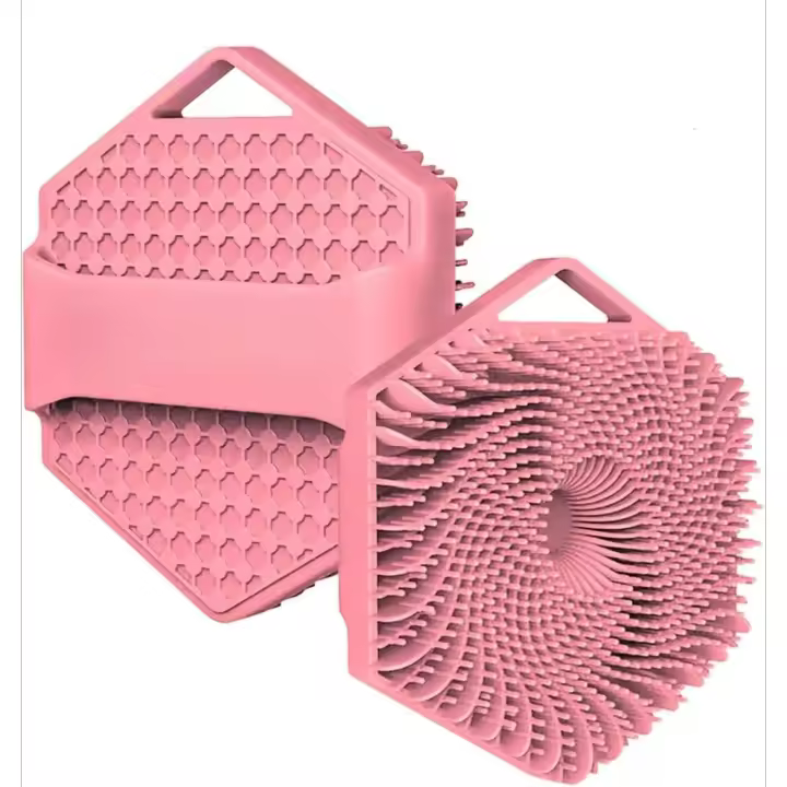 Scttomon Exfoliador de Cuerpo de Silicona Cepillo de Baño Exfoliante y Limpiador de Piel - 1