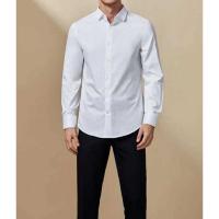 Camisa elástica de manga larga, nuevos productos antiarrugas, blusa vertical masculina, camisa masculina (Regalo 1 pieza) - details 3