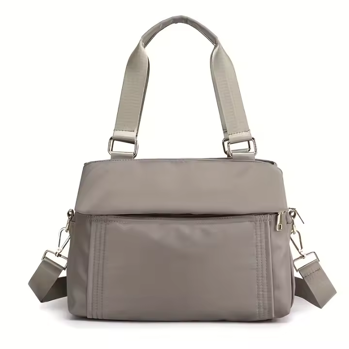 Bolso de mano de tela Oxford de nailon para mujer, mochila de gran capacidad, multiusos, ligero, inclinado, a la moda, para ocio - 1