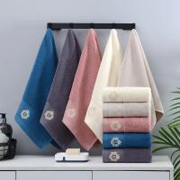Toalla de algodón absorbente para baño, Toalla de baño de 1/5/10 piezas, 35x75cm, 70x140cm, toalla de mano y cara, regalo suave, deportiva, absorbente, 수세트, azul y blanco - details 6