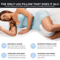 Almohada de algodón con memoria de espuma para las piernas, almohadilla para el músculo, para el hogar, ortopedia para dormir - details 2