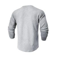 Camisetas Henry de Moda Primavera 2025 Tees de Manga Larga con Cuello Redondo para Hombres - details 1