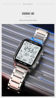 SKMEI-reloj Digital deportivo para hombre, cronómetro con contador de pasos, cálculo de calorías, Cuenta atrás, calendario - details 6