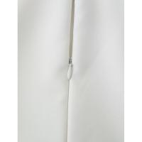 Mini vestido blanco con cordones y cuello levantado para mujer, Vestidos elegantes de manga larga para fiesta, Vestidos clásicos calados para mujer - details 10