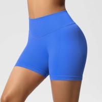 Pantalones cortos de gimnasio ajustados de estiramiento alto cómodos respirables deportivos de cintura para mujer, ropa deportiva para mujer para - details 14