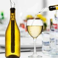 Decantador de botellas con varilla de enfriamiento 4 en 1, accesorios de acero inoxidable para entusiastas del vino masculinos y femeninos - details 5