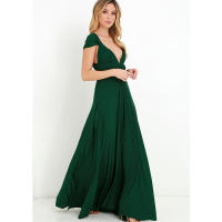 Vestido largo con vendaje sexy y espalda cruzada con múltiples correas y uso multidireccional - details 18