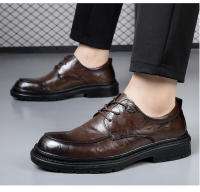 Zapatos de cuero de alta gama de cuero puro nuevo vestido de negocios de cuero transpirable casual - details 15