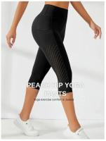 Nuevo diseño de bolsillo de panel grande con cintura alta, levantamiento de cadera, pantalones de yoga adelgazantes, pantalones cortos para correr y fitness - details 0