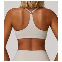 Y Back Sujetador deportivo para mujer Sensación desnuda Sujetador transpirable y a prueba de golpes Sujetador de yoga elástico y resistente al sudor para entrenamientos al aire libre - details 16