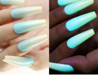 Pegatinas de Arte de Uñas Fluorescentes Clou Beaute 10 Rolls Caja Gradiente Neón Naranja Caramelo Cielo Estrellado Papel de Transferencia Colorido - details 2