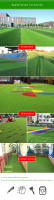 Césped Artificial de 200cm, Alfombra de césped falso de 4 colores para exteriores, tapete de plantas de alta calidad para decoración de jardín de campo de fútbol - details 1