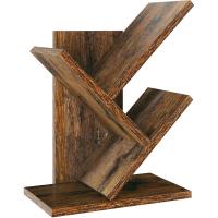 Estantería de árbol, Librería Alta de 6 Niveles Estantería Estrecha de madera con cajones para Sala de Estar, Dormitorio 38×19×112CM Marrón Rústico - details 77