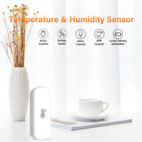 Sensor Inteligente De Temperatura Y Humedad ZigBee/WiFi Tuya Batería Alimentada Trabaja Con Alexa Google Home Seguridad Doméstica - details 3