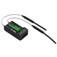 Flysky-mando a distancia FS-IA6B IA6B, receptor 2,4G, 6 CANALES, FLY SKY, plástico, para DIY, FPV, RC, avión, cuadricóptero, modelo de barco - details 1