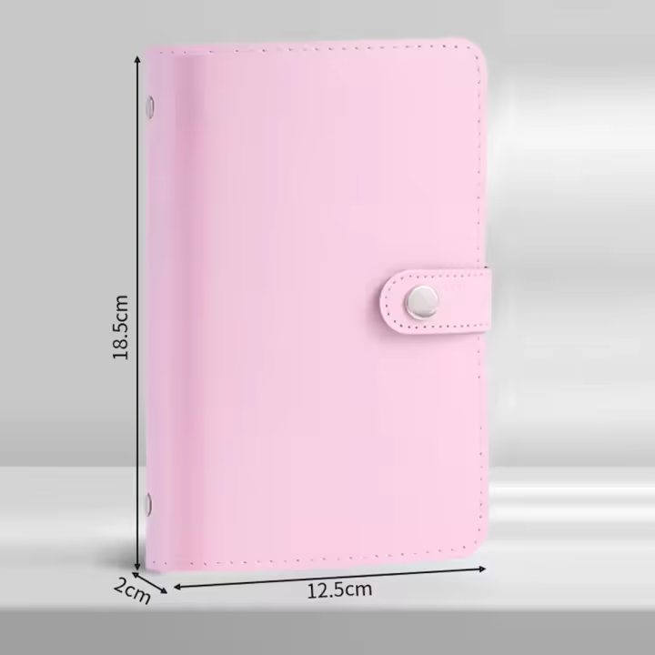 Carpeta de desafíos de ahorro de dinero transparente de $1000, libro de desafíos de ahorro de 100 sobres divertidos a prueba de agua, cuaderno de presupuesto de efectivo de cuero fácil - 1