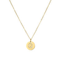 Collar de letras para mujer, cadena de acero inoxidable, pequeño nombre, parpadeante - details 4