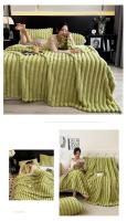 Bonenjoy-Manta de felpa de Color sólido, Sábana, toalla de sofá, manta de siesta, chal de viaje, regalo festivo, mantas de cama esponjosas (sin funda de almohada) - details 15